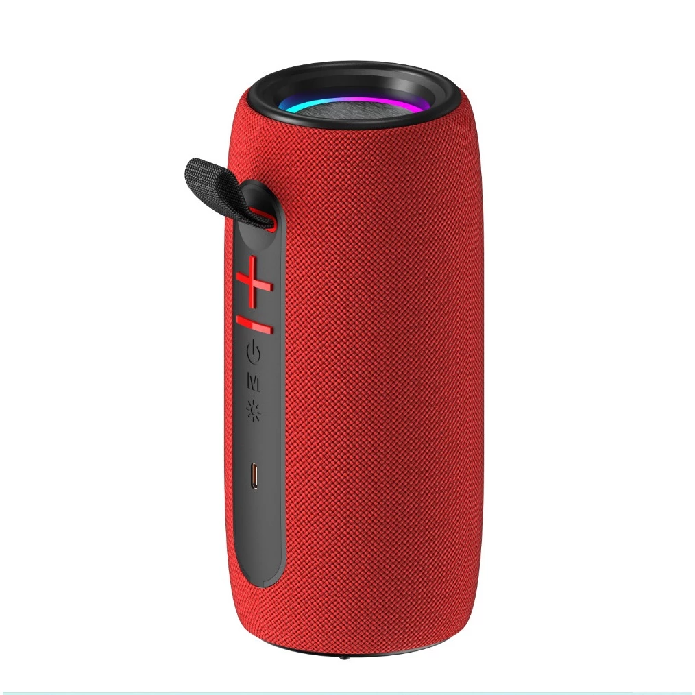 Caixa De Som Portátil Tws RGB Bluetooth GRASEP 15W D-G225